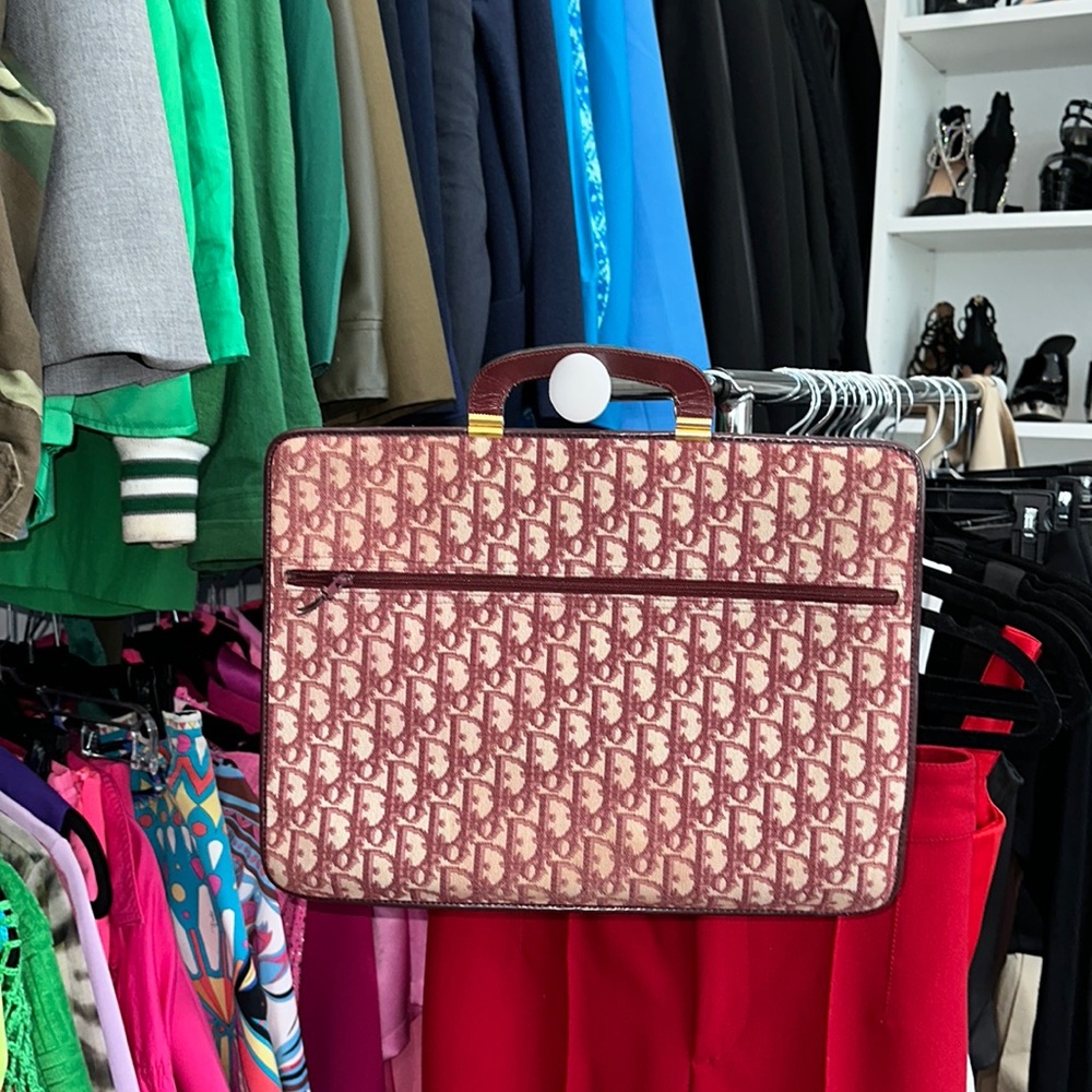 Vintage Dior Briefcase Clutch